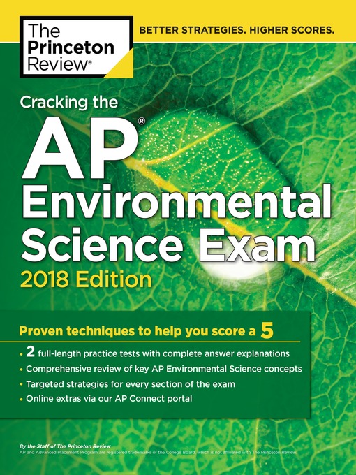 Title details for Cracking the AP Environmental Science Exam, 2018 Edition by Princeton Review - Available
